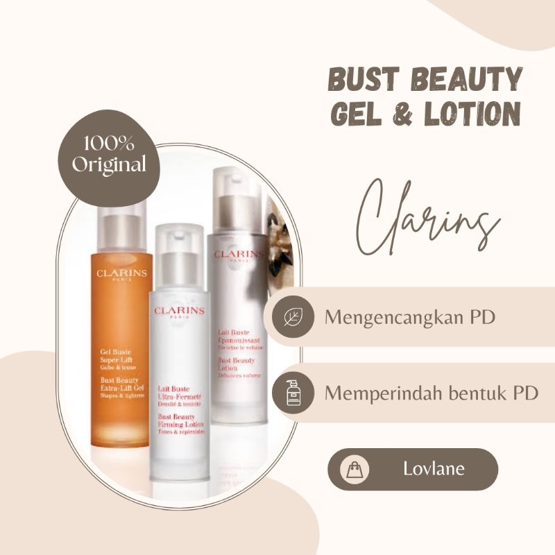 Clarins Bust Beauty Extra Lift Gel 15ml 50ml/Bust Beauty Lotion 50ml/Bust Beauty Firming lotion 50ml