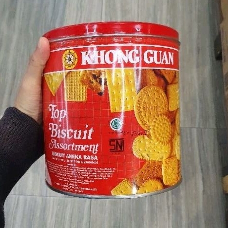 

Khong guan Top Mini Assorted aneka biskuit kaleng 650gr