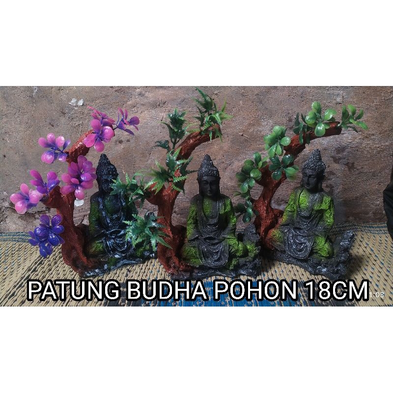 patung Budha aquarium L