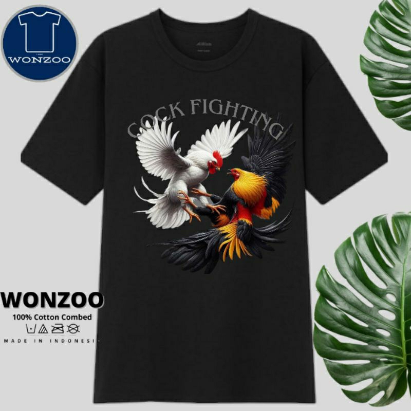 KAOS AYAM JAGO COCK FIGHTING, ADU AYAM SABUNG AYAM PREMIUM QUALITY