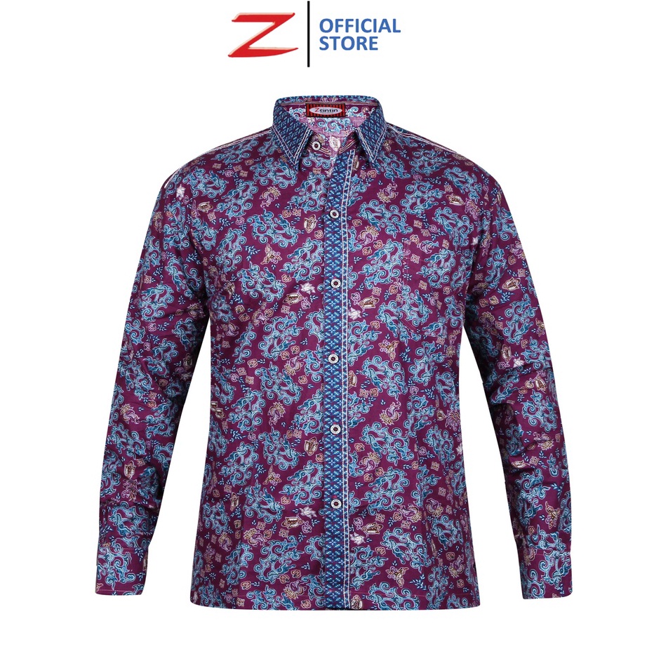 KODE AZZ893 Zeintin - Baju Batik Couple Pasangan Pria Wanita/Kemeja Batik Original Zeintin UJ 03