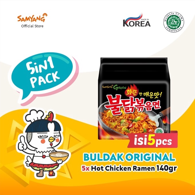 

Terbaru dan terlaris 5 in 1 - Samyang Original !!!