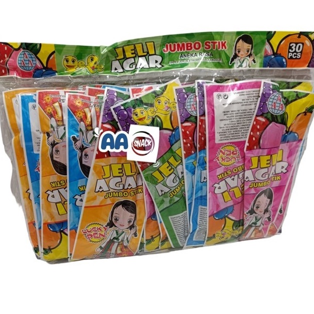 

✭ AAA JELLI AGAR JUMBO LUCKY PEN ISI 30 8561