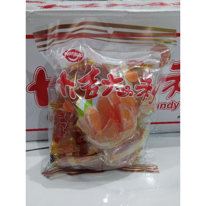 

Naraya Orange Candy 500gr / permen jelly rasa jeruk