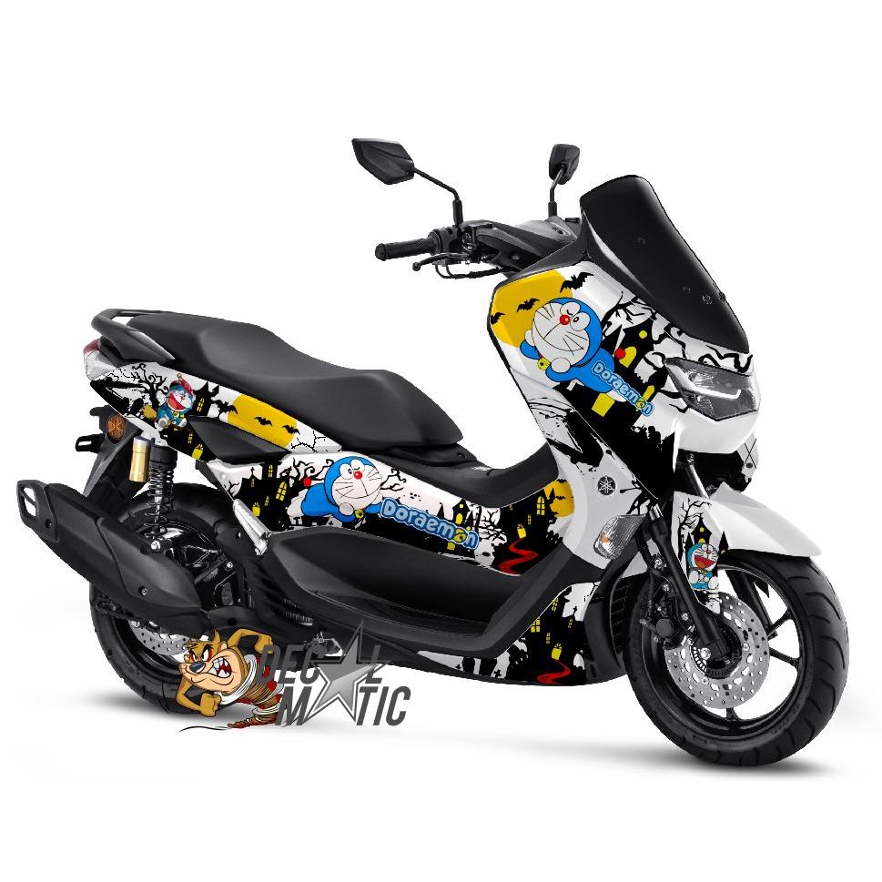 Decal Stiker Full Body Yamaha Nmax OLD 2015 - 2019 NEW NMAX 2020 - 2023 Doraemon 3