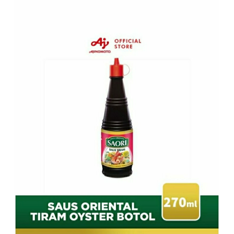 

Saori Saus Tiram Botol 133ml 270ml