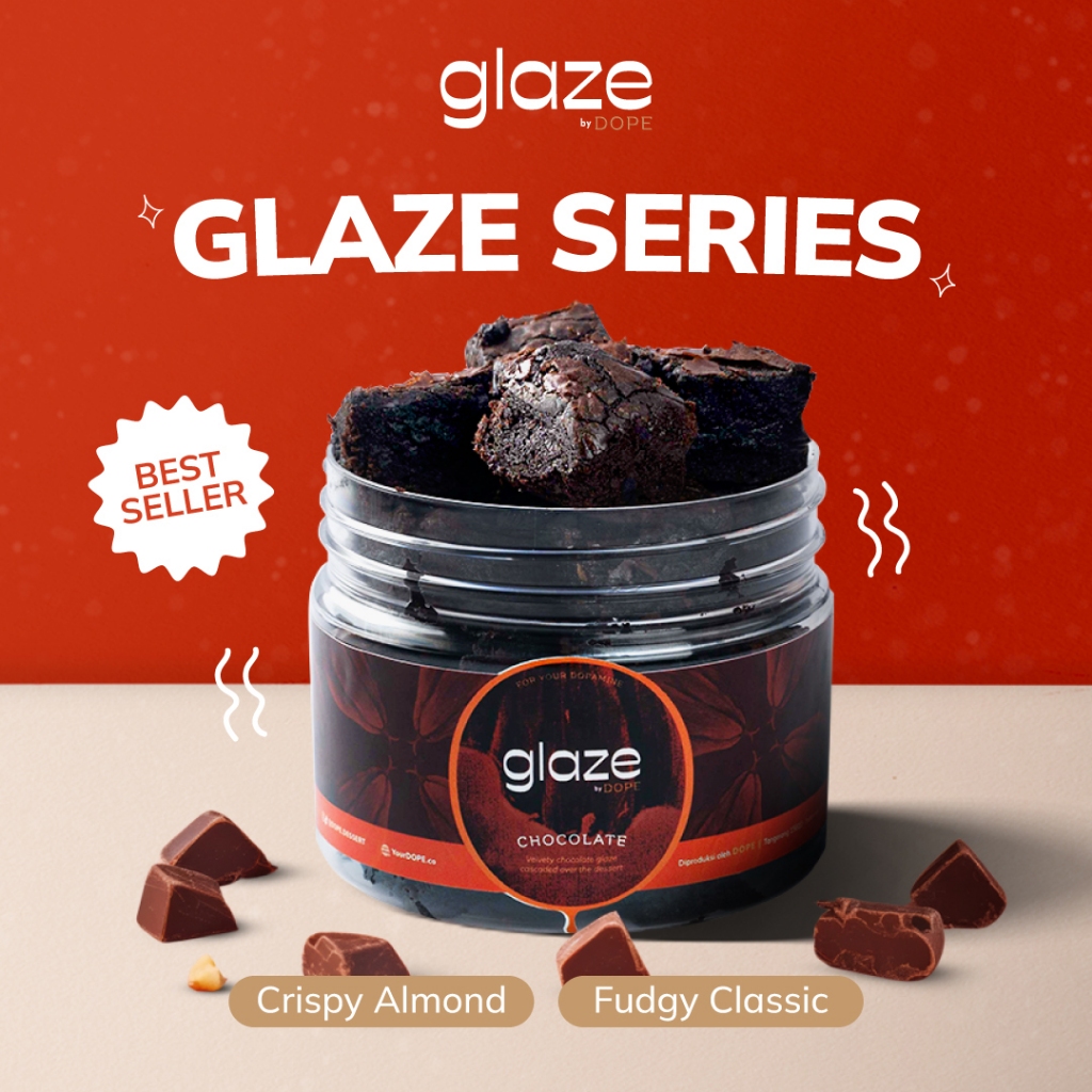 

Glaze by Dope - Glaze Series (Brownies Dengan Lelehan Cokelat)