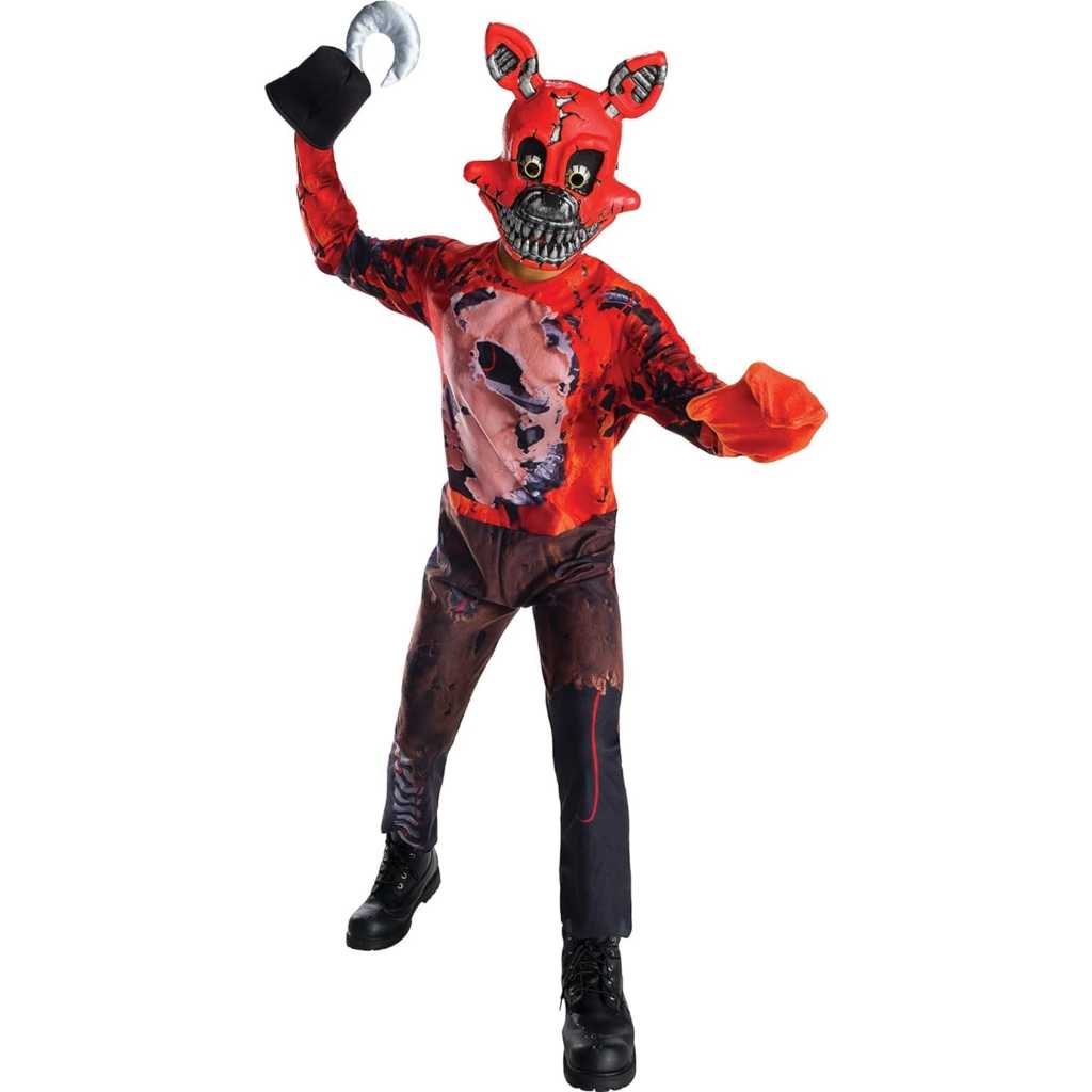 Five Nights at Freddy's Nightmare Foxy The Pirate Costume Size 5-7T