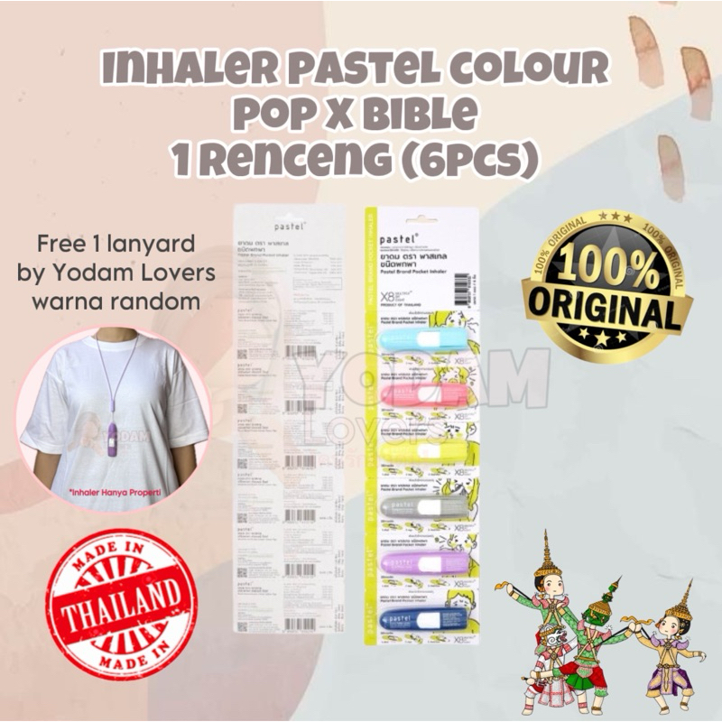 TANPA STRAP INHALER 1 RENCENG PASTEL POCKET INHALER X BIBLEBUILD