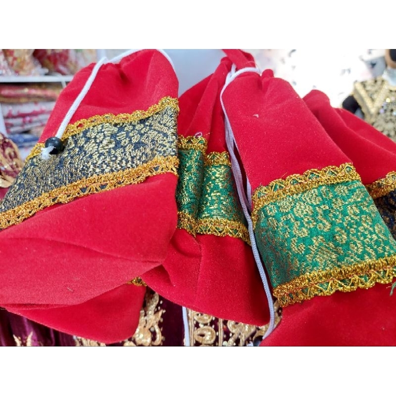 Tas Serut / Tas Uncang Beludru