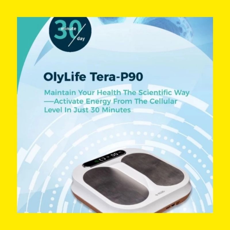 THz TERA P-90 ITERA BIO BY OLYLIFE TERAPI ION DAN GELOMBANG TERA FOOT