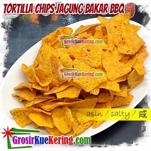 

Grosir Snack Camilan Tortila Chips / Keripik Jagung Rasa Jagung Bakar BBQ