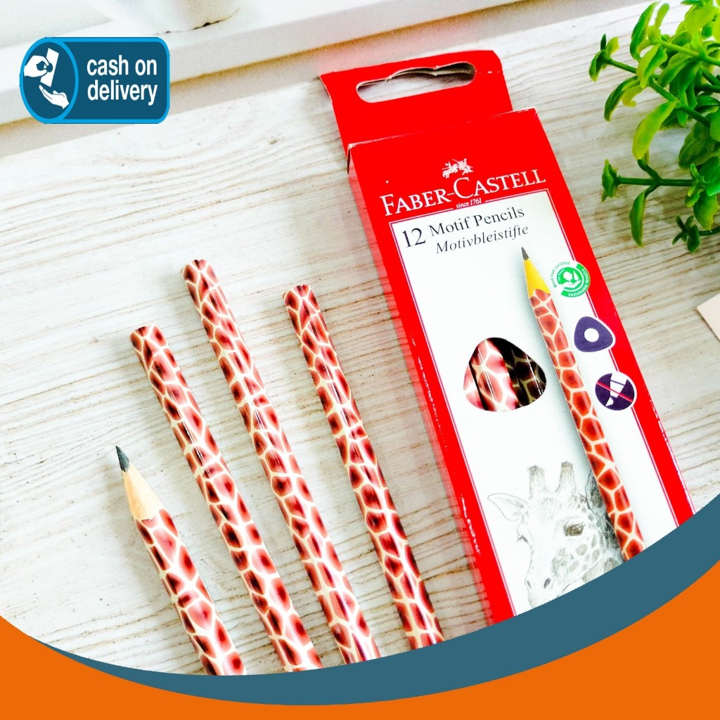 

PENSIL FABER CASTELL JERAPAH ORIGINAL ASLI PENCIL ALAT TULIS KANTOR SEKOLAH MURAH TERMURAH COD