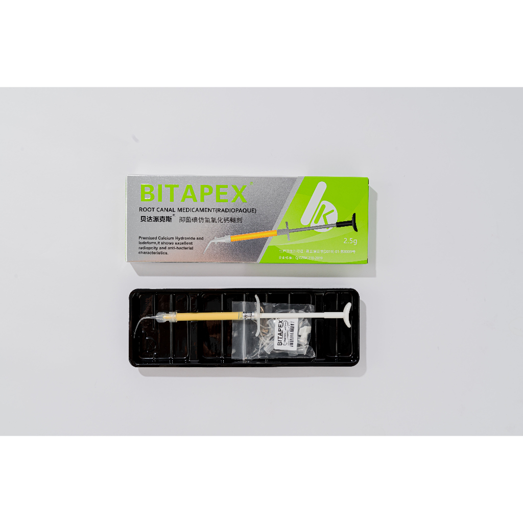 Bitapex MEDIKAMEN SEMENTASI saluran akar pasta Kalsium Hidroksida Iodoform Anti Mikroba