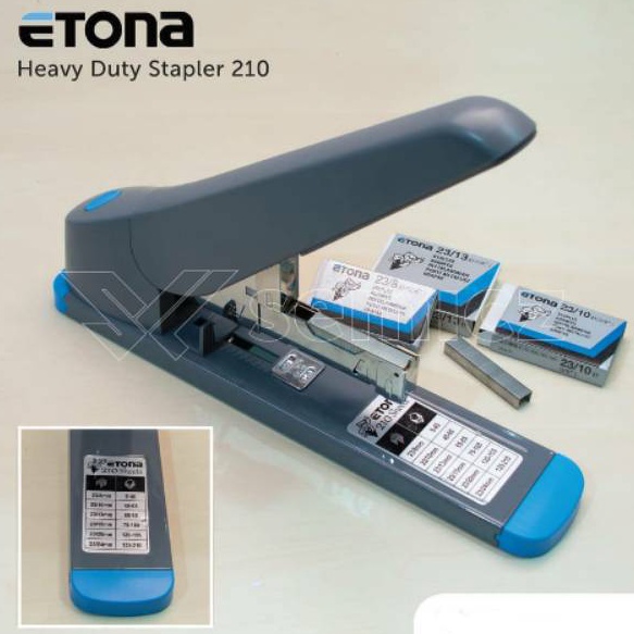 

Hemat Stapler Etona 210 Heavy Duty/ Stapler Besar 225 lbr. BONUS ISI 23/17. TERJAMIN!!!