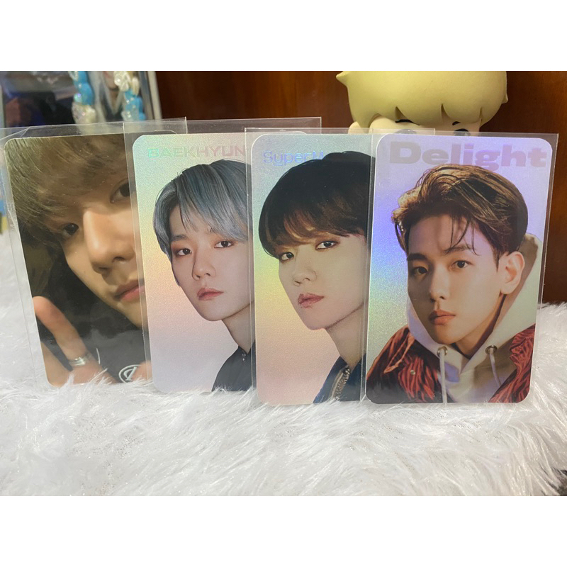 [BACA DESK] PHOTOCARD BAEKHYUN HOLOGRAM AR SUPERM DELIGHT OFFICIAL