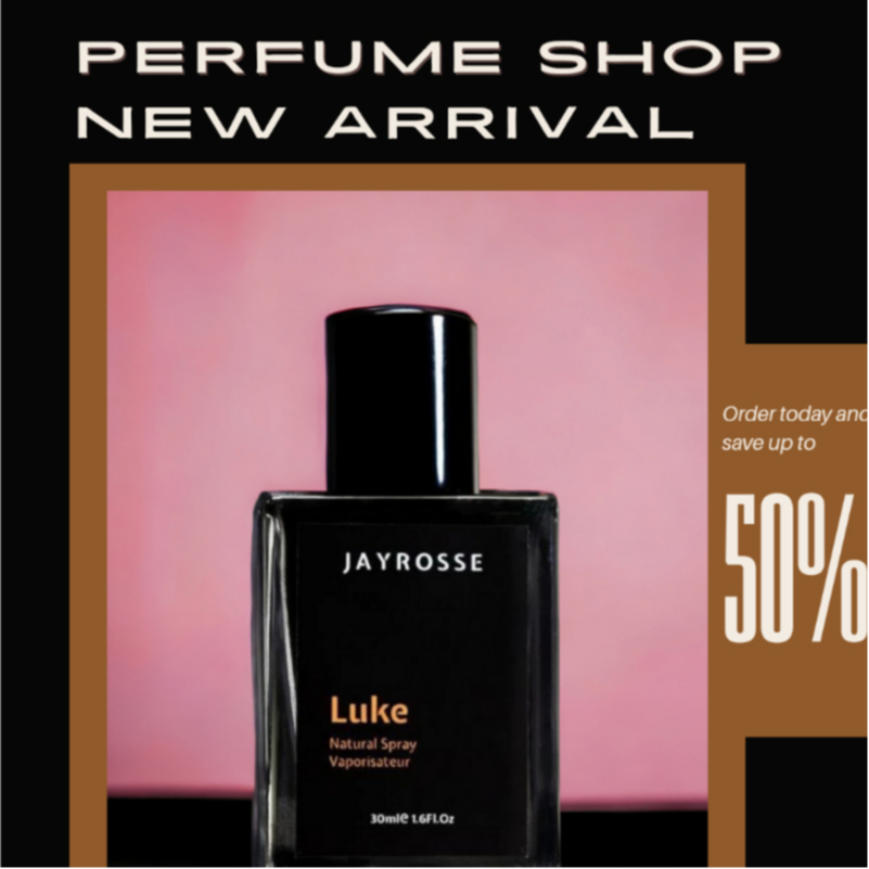 Parfum Viral, Parfum LUKE Jayrosse Parfum pria tahan lama 30ml Parfum Pemikat wanita, ORIGINAL JAYROSSE PARFUM - LUKE