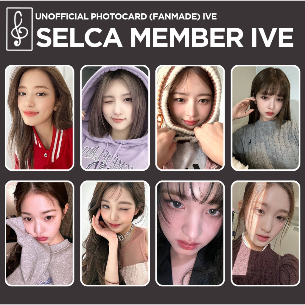 [IVE] SELCA UNOFFICIAL PHOTOCARD