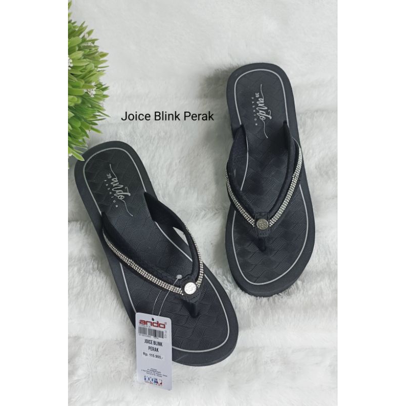 Ando Joice Blink Sandal Wedges Wanita Terbaru Ando Wedges Original