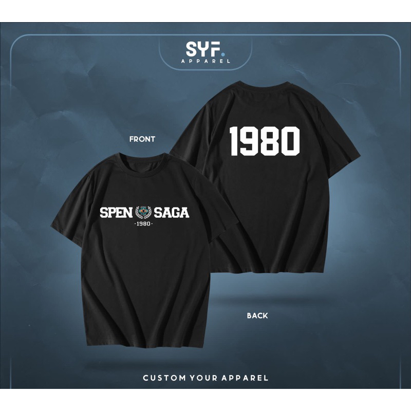 SYF APPAREL KAOS KELAS  BEBAS DESAIN KAOS KELAS TAHUN KEREN SATUAN KOMUNITAS