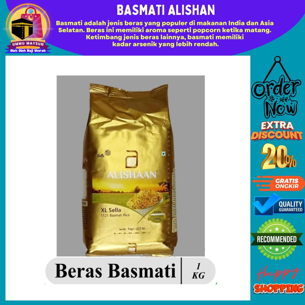 

basmati ALISHAN kemasan 1 kg Original