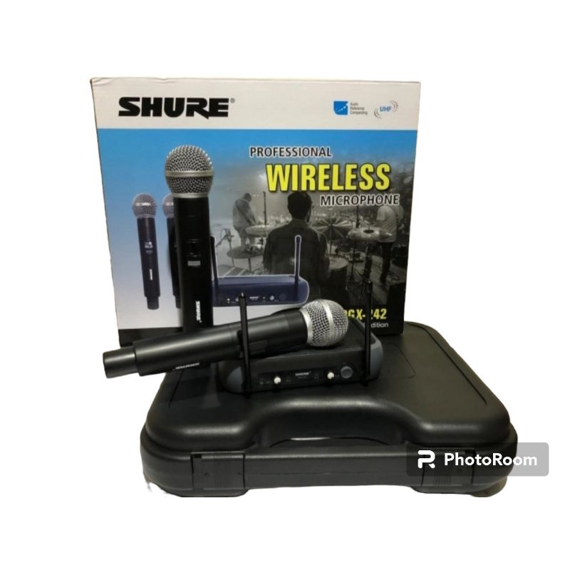 Mic Wireless Shure Pgx242 Mikropon Shure Pgx 242 Mikrofon Shure Pgx-242 free koper