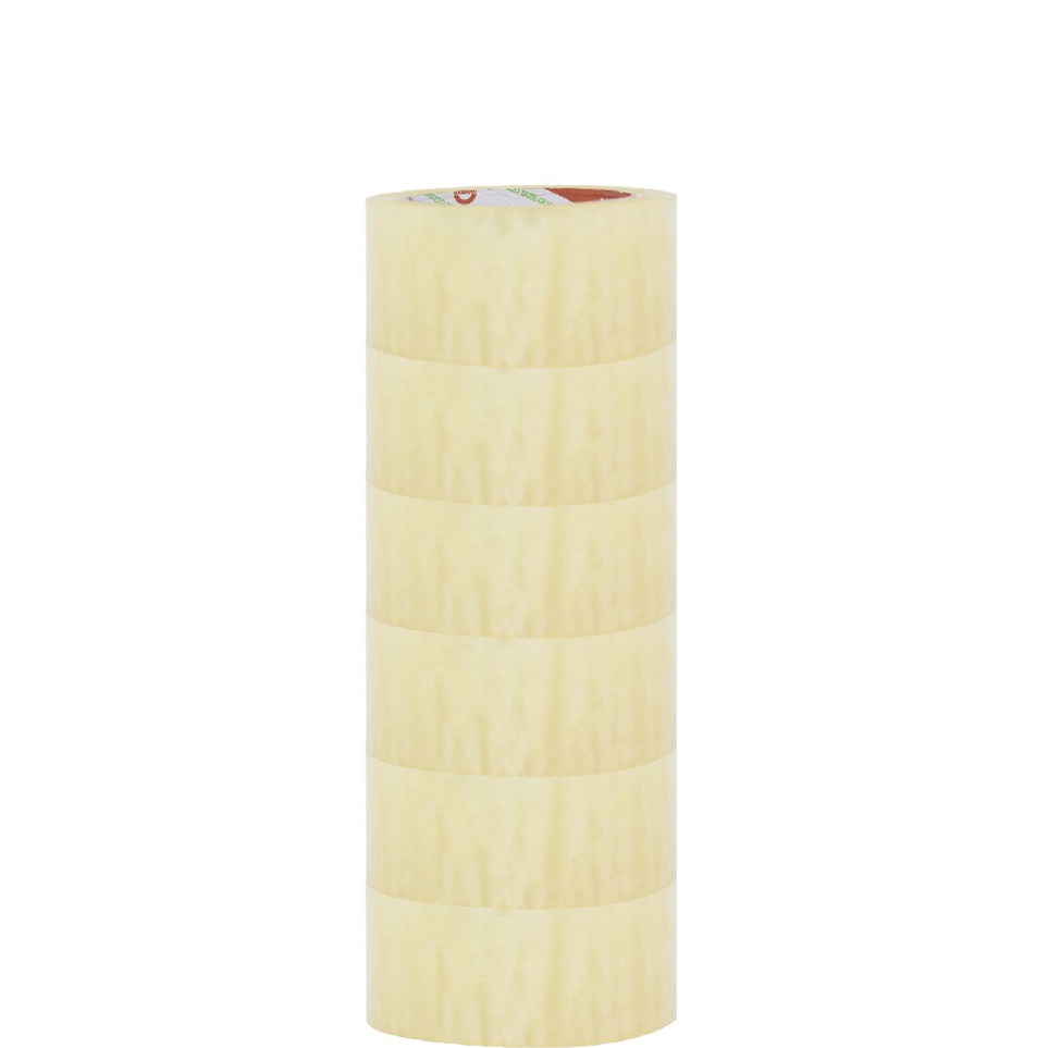 

Diskon [Paket 1 Slop Isi 6pcs] Daimaru OPP Lakban Bening 48 mm x 100 Yard