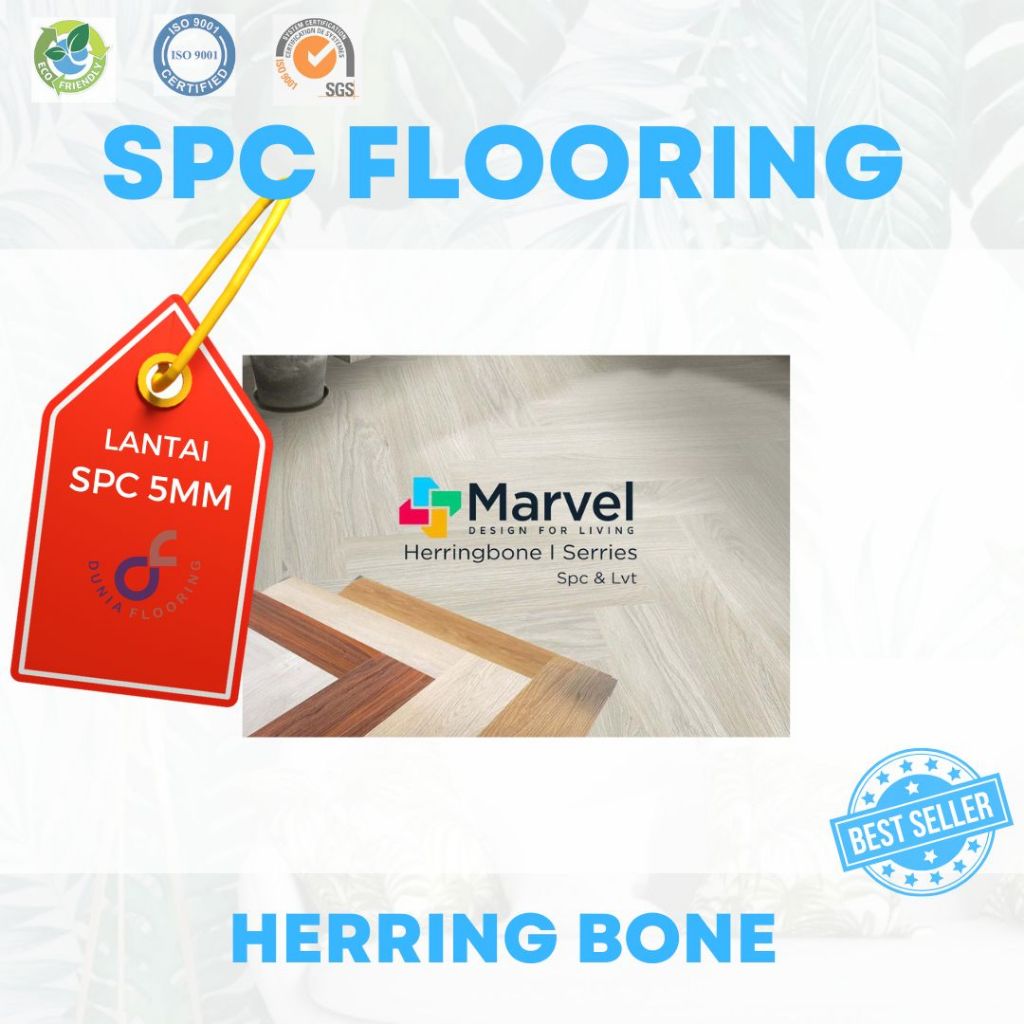 LANTAI SPC MARVEL HERRINGBONE 4MM