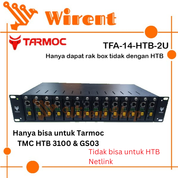 Tarmoc TFA-14-HTB-2U Rackmount 2U Media Converter FO HTB 14 Slot Rak