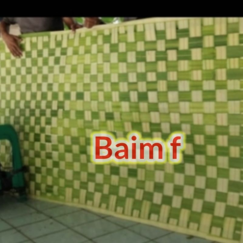 tikar siraman pengantin berkualitas(dari daun kelapa asli)
