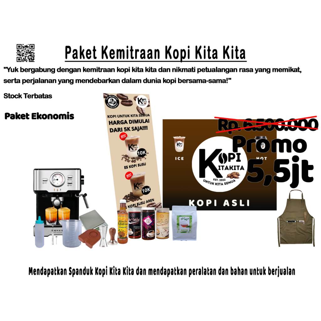 

Kopi Kita Kita, Paket Kemitraan, Eskopi Kita Kita, Kopi Asli