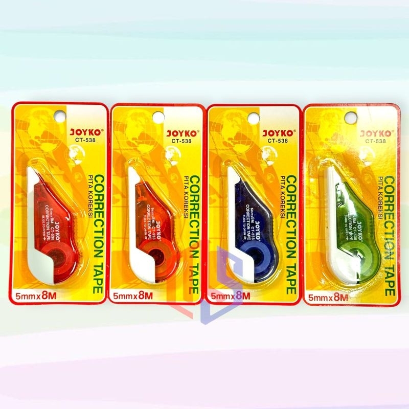 

Correction Tape / Tip X Kertas CT-538 Joyko