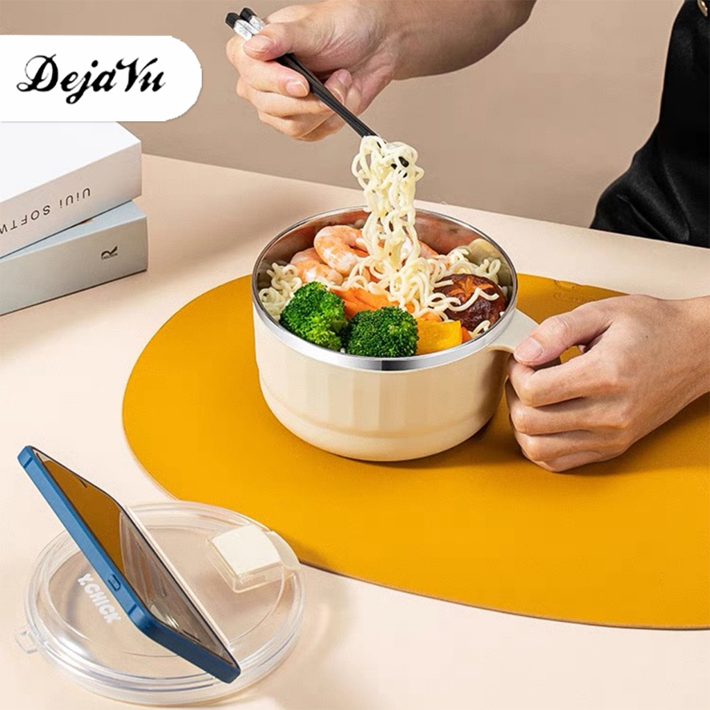 Dejavu Pop Mie Lunch Box 900ml Stainless 304 Lunch Box Kotak Bekal Anti Tumpah HMB110