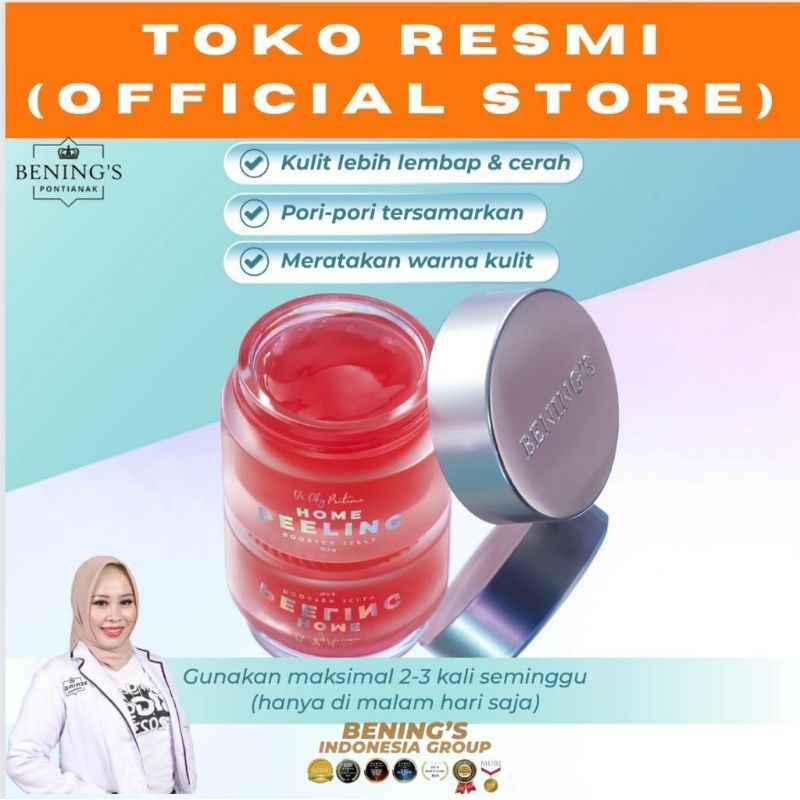 Peeling Benings Home Peeling Jelly Booster Cream  Benings Cream Pencerah Benings