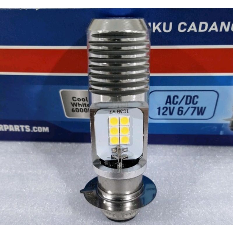Bola lampu LED sepeda motor AC/DC dijamin terang