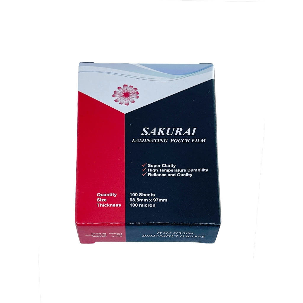 

Plastik Laminating SAKURAI KTP size 68.5mmx97mm