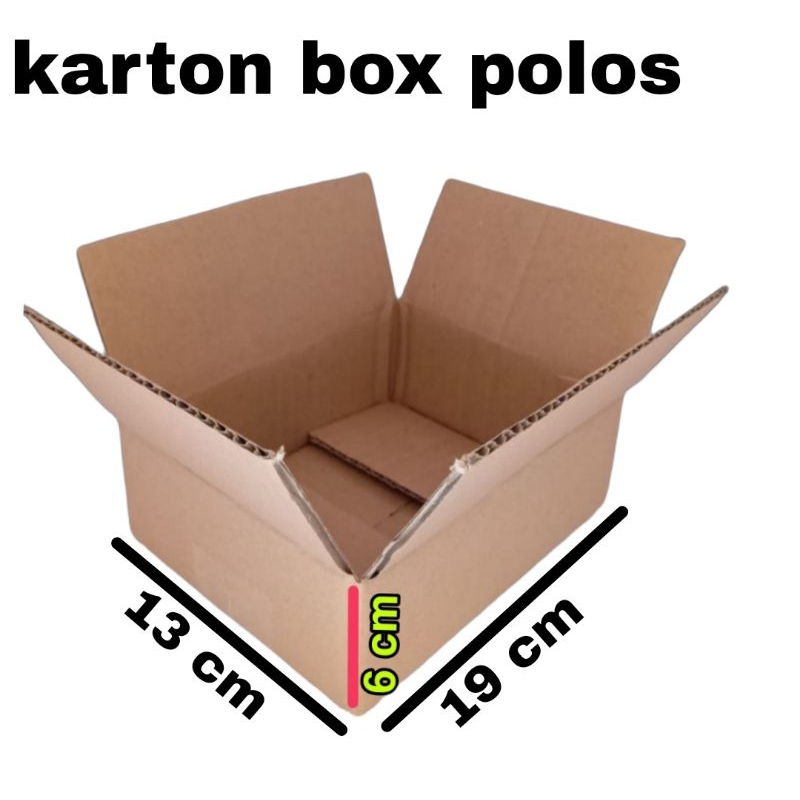 

kardus packing UK 19x13x6 kardus polos kardus sedang kardus kecil