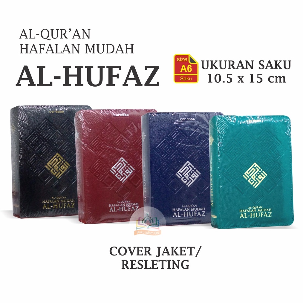 Bisa COD Al-Quran Al-Hufaz A6 Jaket Resleting - Hafalan Mudah 5 BLok Warna & Terjemah - Cordoba gas 