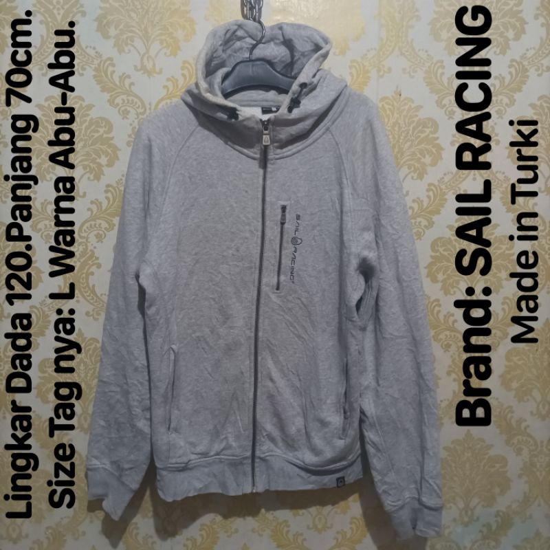 HOODIE ZEEPER/CREWNECK/SWEATER/JAKET BRAND SAIL RACING PRIA/WANITA PRELOVED