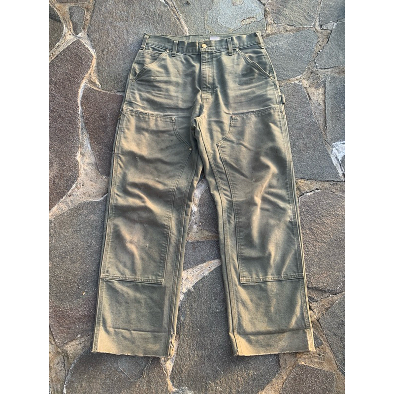 B01 Mos Carhartt Double Knee Pants Mos Green