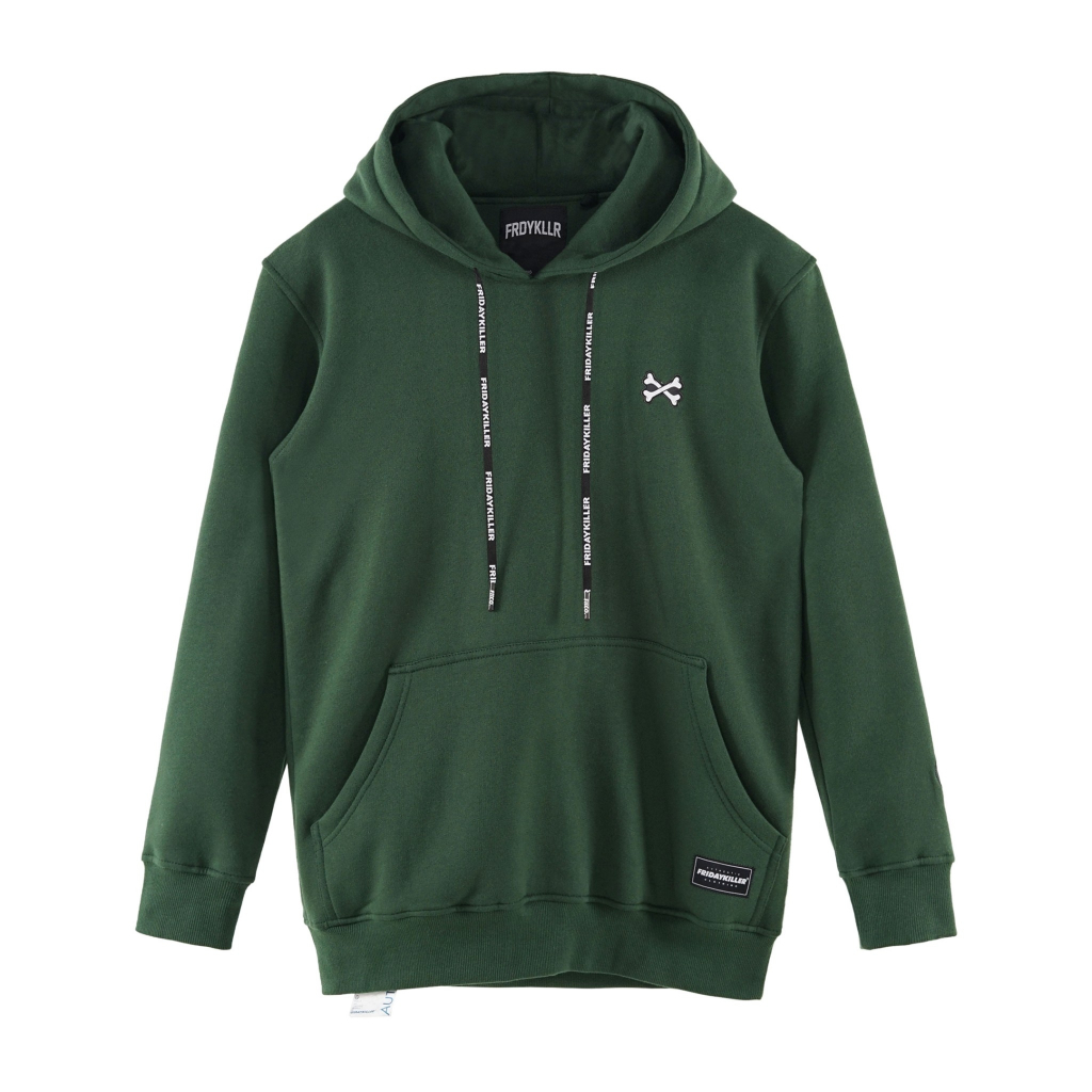 JAKET HOODIE FRIDAY KILLER | BONES GREEN HOODIE