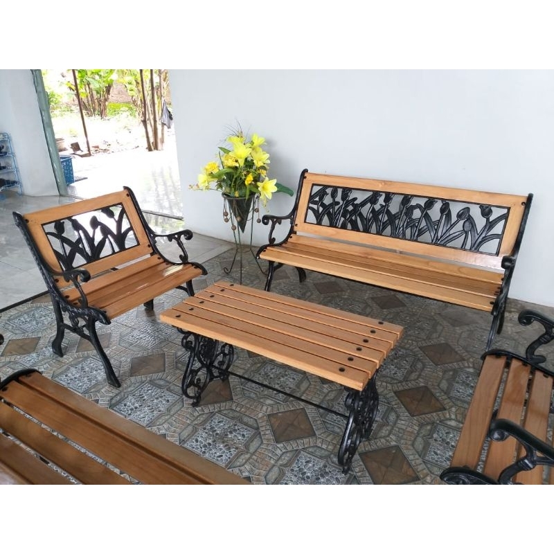 kursi besi taman minimalis kursi besi bermoatif