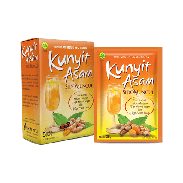 

SIDOMUNCUL KUNYIT ASAM 25 G (1 BOX ISI 5 SACHET)