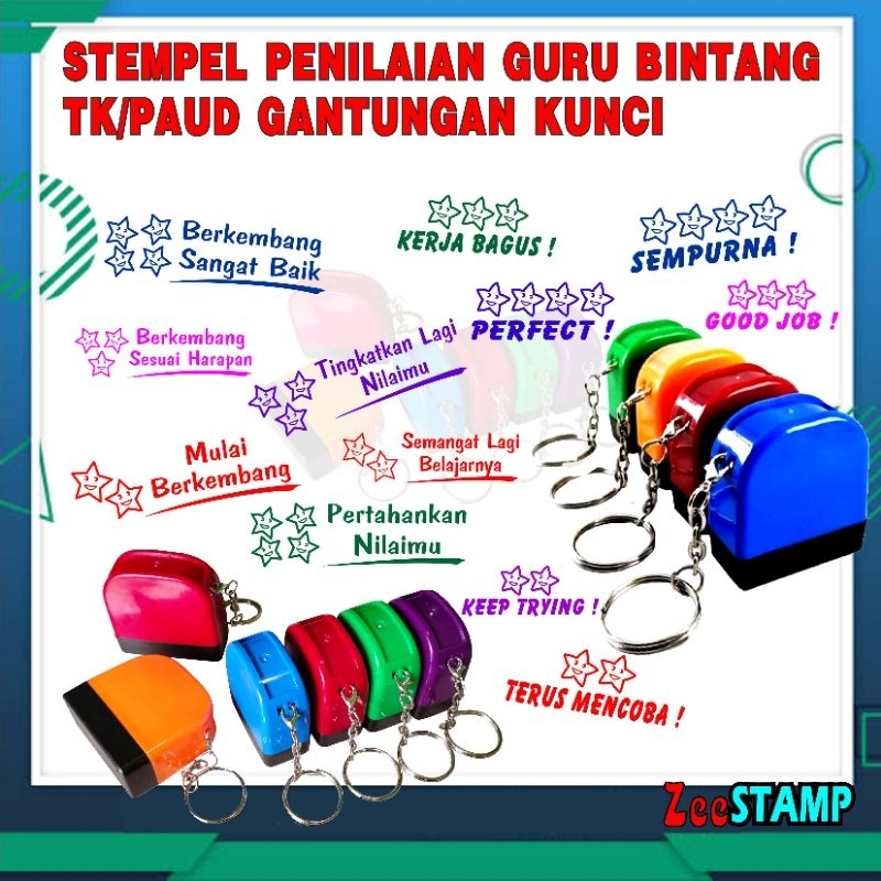 

Stempel Penilaian Guru BINTANG TK / PAUD GANTUNGAN KUNCI