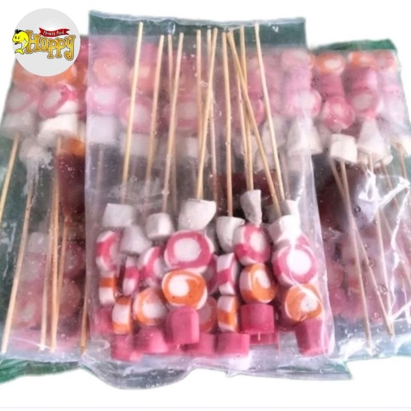 Sate Suki Seafood Mix isi 10 Tusuk