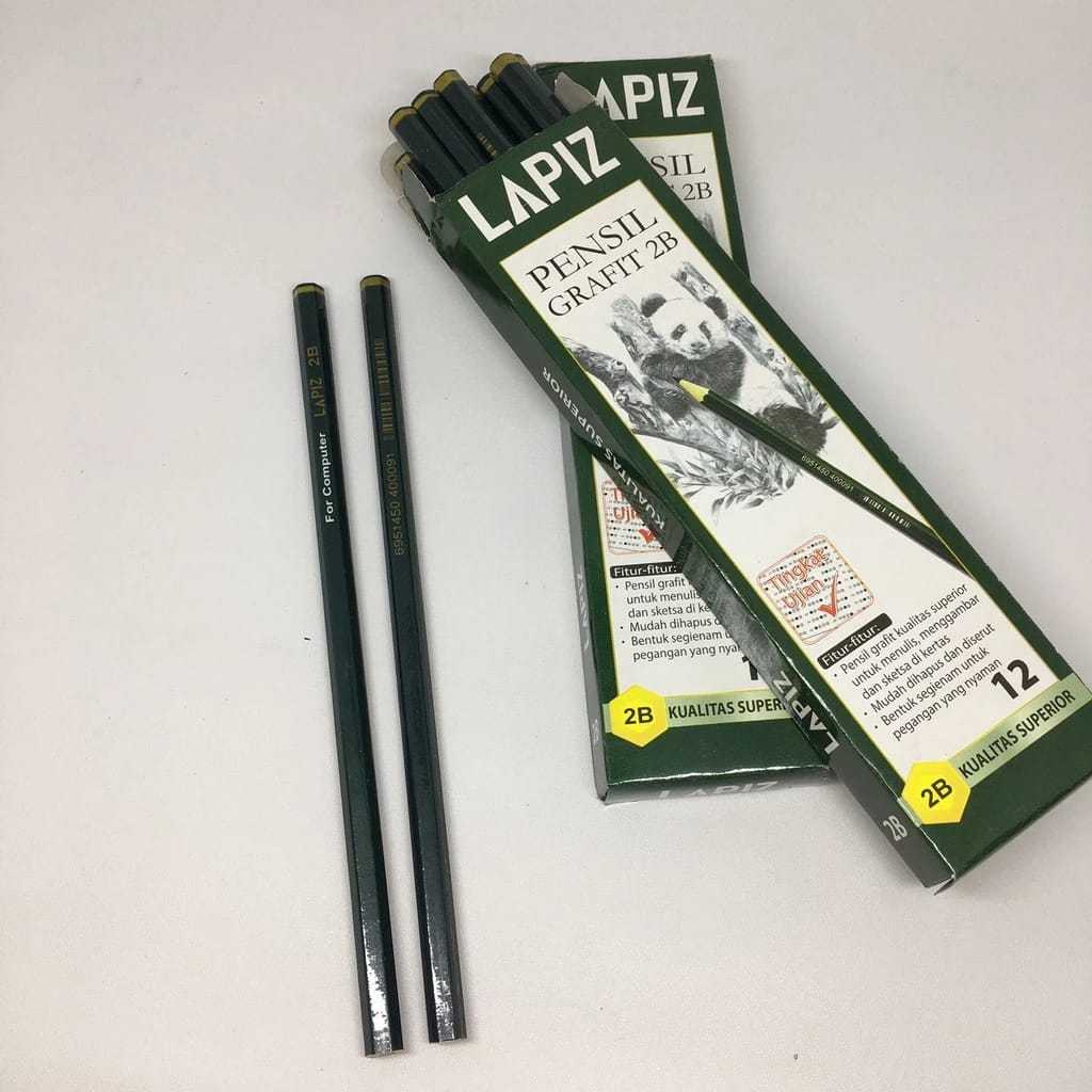 

Pensil 2B Lapiz Hijau Pensil Kayu Harga 1 Kotak Isi 12 Pcs