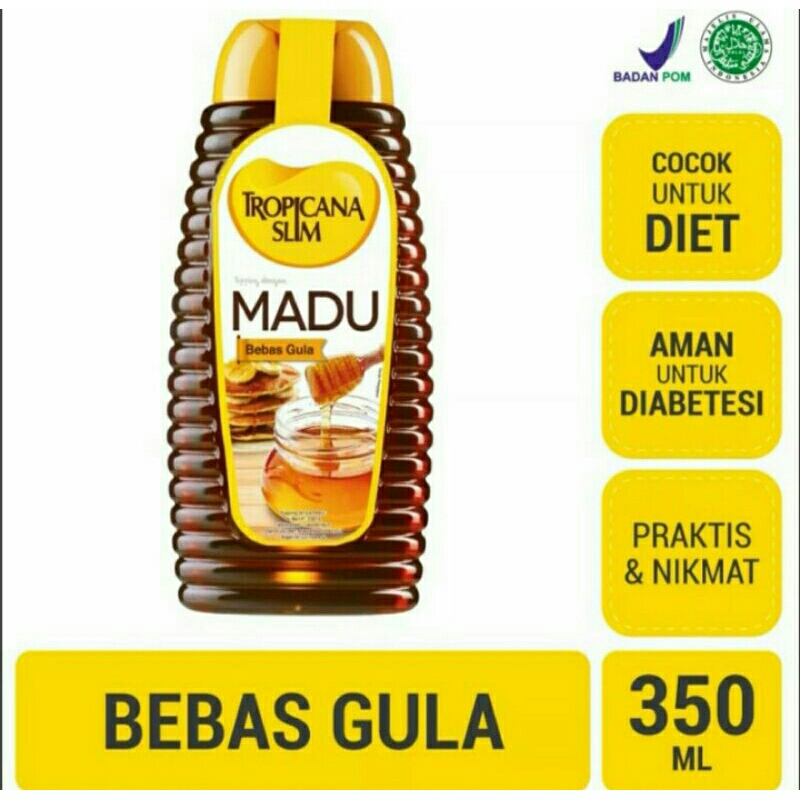 

Tropicana Slim Topping Madu Bebas Gula 350 ml