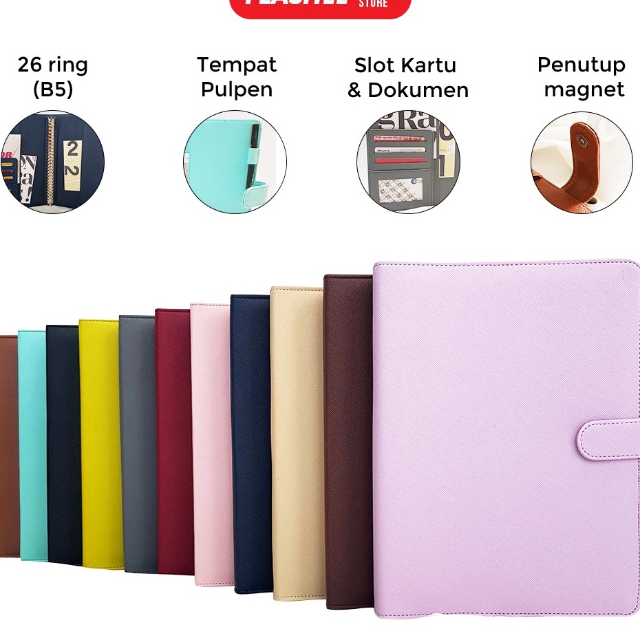 

Terkini Binder Polos Eksklusif B5 26 Ring Agenda B5 Polos 26 Ring Binder Organizer B5 Berkualitas Termurah Ready Stok