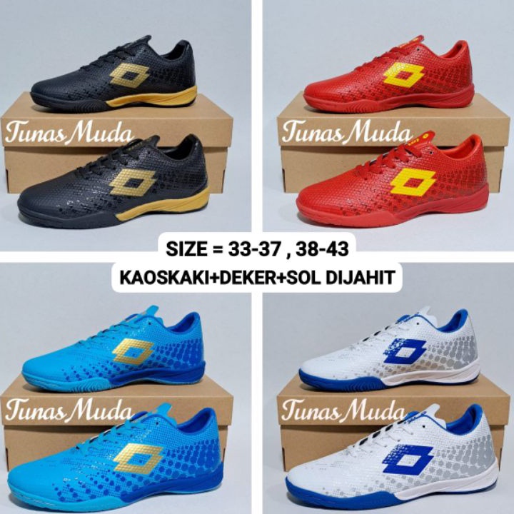 Laris Sepatu Olahraga Dan Futsal Anak dan Dewasa Terbaru Lotto Spark In Size 33 -43