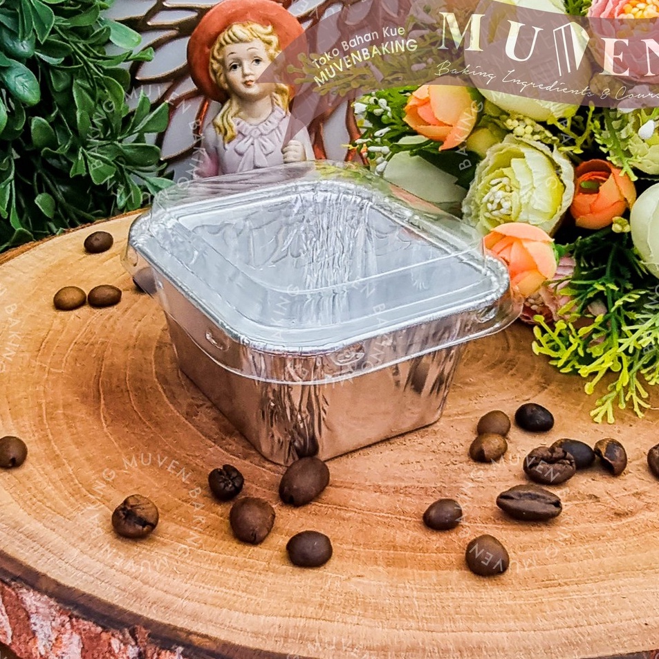 ➦✫✢ 20 PCS ALUMUNIUM FOIL TRAY BX 0350 + TUTUP / ALUMINIUM BX-0350 BX0350 + TUTUP